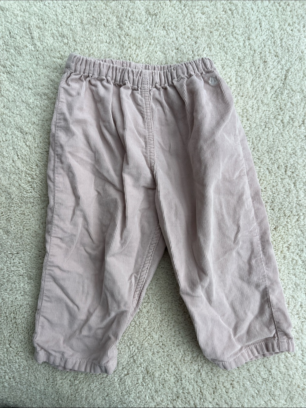 Petit Bateau Pink Corduroy Pants 18M